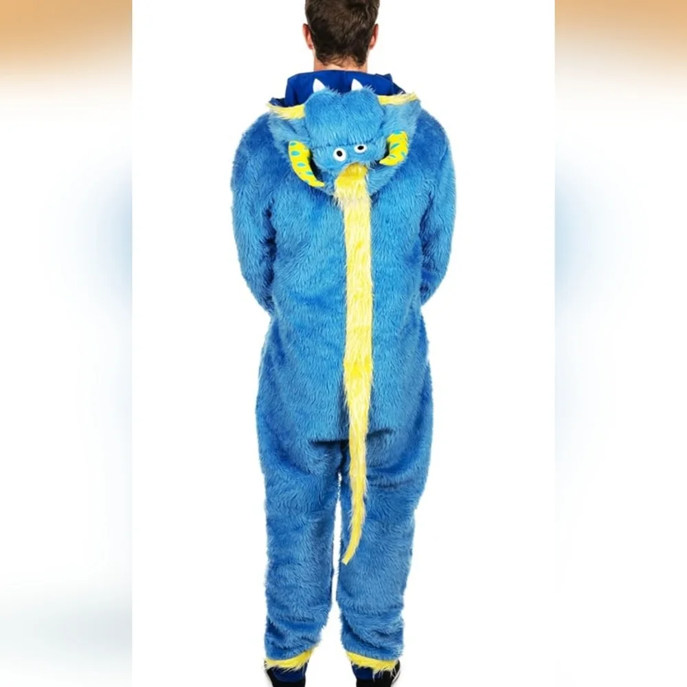 Tipsy Elves NEW Monster Halloween Costume Monster Inc Sully Unisex - Picture 2 of 8
